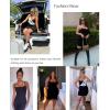 imagePopilush Summer Dresses for Women 2025  Club Dress Cocktail Shapewear Mini Dress Spaghetti Straps Dinner Date Night BodyconBlack