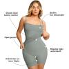 imagePopilush Summer Dresses for Women 2025  Club Dress Cocktail Shapewear Mini Dress Spaghetti Straps Dinner Date Night BodyconGrey Green