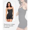 imagePopilush The Shapewear Jumpsuits for Women Sleeveless Adjustable Short Rompers Tummy Control Bodysuits Gym Yoga Fashion 2024Black
