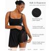 imagePopilush Womens Jumpsuit Shorts Shapewear  Square Neck Builtin Bra DoubleLined Romper  Party Travel Spring OutfitBlack