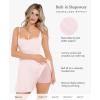 imagePopilush Womens Jumpsuit Shorts Shapewear  Square Neck Builtin Bra DoubleLined Romper  Party Travel Spring OutfitPink