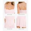 imagePopilush Womens Jumpsuit Shorts Shapewear  Square Neck Builtin Bra DoubleLined Romper  Party Travel Spring OutfitPink