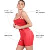 imagePopilush Womens Summer Shapewear Dress  Bodycon Cocktail Graduation Party Midi Dresses with Builtin BraRed