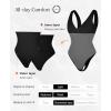 imagePopilush Body Suits for Women  Going Out Tank Tops  Plunge Deep V Neck Backless Sleeveless Tummy Control Shapewear BodysuitBlack