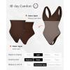 imagePopilush Body Suits for Women  Going Out Tank Tops  Plunge Deep V Neck Backless Sleeveless Tummy Control Shapewear BodysuitBrown