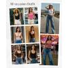 imagePopilush Body Suits for Women  Going Out Tank Tops  Plunge Deep V Neck Backless Sleeveless Tummy Control Shapewear BodysuitNavy Blue