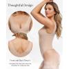 imagePopilush Body Suits for Women  Going Out Tank Tops  Plunge Deep V Neck Backless Sleeveless Tummy Control Shapewear BodysuitNude