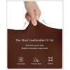 imagePopilush Bodycon Dresses for Women  Summer Causal Shapewear Midi Dress Sleeveless V Neck Party SundressesBrown