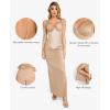 imagePopilush Cocktail Dresses for Women V Neck Shapewear Dress Sleeveless Maxi Dress Party DressChampagne