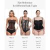 imagePopilush Corset Tops for Women  Lace Spaghetti Strap Going Out Bustier with Buckle Waist Shaper Summer SplashSkin