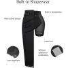 imagePopilush Midi Skirts for Women Lace Shapewear Split Satin High Waisted Bodycon Long Skirt Builtin Tummy ControlBlack