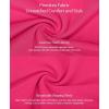 imagePopilush Mini Dress for Women V Neck Beach Vacation Clothes Summer Party Side Slit Cocktail Dress With Built in ShapewearRed