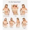 imagePopilush Minimizer Woman Underwire Strapless Bras for Women Support Push Up Bralettes Unlined Bra Everyday Bras