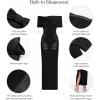 imagePopilush Off The Shoulder Maxi Dress Wedding Guest Formal Dresses for Women Sleeveless Bodycon Long Shapewear Prom DressBlack
