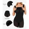 imagePopilush Shapewear Tank Dress Summer Maxi Dress Builtin Bra Square Neck Lace Trim Going Out Vacation Dresses for WomenBlack