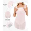 imagePopilush Shapewear Tank Dress Summer Maxi Dress Builtin Bra Square Neck Lace Trim Going Out Vacation Dresses for WomenPink