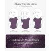 imagePopilush Sparkly Dresses for Women Long Sleeve Off The Shoulder Cocktail Dresses Bodycon Shapewear Mermaid DressPurple