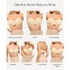 imagePopilush Strapless Bras for Women Push Up Bralettes Minimizer Unlined Underwire Bandeau TShirt Bras  2 Pack Bright Ube  Black 36C