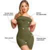 imagePopilush Summer Maxi Dress for Women  Cocktail Shapewear Dresses Builtin Bra Adjustable Straps Vacation Long SlipGreen