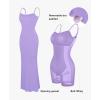 imagePopilush Summer Maxi Dress for Women  Cocktail Shapewear Dresses Builtin Bra Adjustable Straps Vacation Long SlipPurple