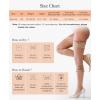 imagePopilush Thigh High Stockings Stay Up Silicone Lace Top Silk Sheer Pantyhose for WomenNude