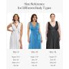 imagePopilush Women Formal Wedding Guest Dress  Shapewear Bridesmaid Dresses Builtin Bra Floor Length Prom Dress with TieBlack