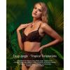 imagePopilush Womens High Waisted Bikini Bottom Tummy Control Ruched Bathing Suit Vintage Swim BottomsGreen