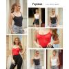 imagePopilush Lace Body Suits Women  Spaghetti Strap Tank Top Square Neck Camisole Cute Going Out Tops Bodysuit Concert OutfitsLeopard