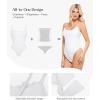 imagePopilush Lace Body Suits Women  Spaghetti Strap Tank Top Square Neck Camisole Cute Going Out Tops Bodysuit Concert OutfitsWhite