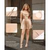 imagePopilush Mini Dresses for Women Corset Bodycon ALine Party Dress Date Night Cocktail Shapewear Tummy Control OutfitsChampagne