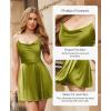 imagePopilush Mini Dresses for Women Corset Bodycon ALine Party Dress Date Night Cocktail Shapewear Tummy Control OutfitsGreen