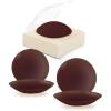 imagePopilush Nipple Covers for Women  Sticky Bra 2 Pairs  Reusable Silicone Nipple Pasties Waterproof with Travel CaseEspresso
