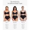 imagePopilush Bikini Top for Women  Twist Front V Neck Push Up Padded Swim Top with Adjustable Straps  Bathing Suit TopPink