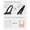 imagePopilush Seamless Bras for Women Wireless Push Up Bra Full Coverage Comfortable Bralettes with Wide StrapBlack