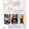 imagePopilush Seamless Bras for Women Wireless Push Up Bra Full Coverage Comfortable Bralettes with Wide StrapNude
