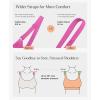 imagePopilush Seamless Bras for Women Wireless Push Up Bra Full Coverage Comfortable Bralettes with Wide StrapPink