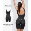 imagePopilush The Shapewear Jumpsuits for Women Bodysuits with Bra Pads Active Rompers Workout Sets Travel Outfits Gym ClothesBlack