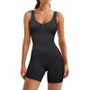 imagePopilush The Shapewear Jumpsuits for Women Bodysuits with Bra Pads Active Rompers Workout Sets Travel Outfits Gym ClothesBlack