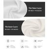 imagePopilush Lace Midi Dress Shapewear Dresses for Women VNeck Slip Adjustable Straps Bodycon Slip with UnderwireWhite