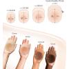 imagePopilush Nipple Covers for Women with Lift  Sticky Bra for Large Breasts  Reusable Adhesive Silicone Nipple PastiesCocoa