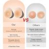 imagePopilush Nipple Covers for Women with Lift  Sticky Bra for Large Breasts  Reusable Adhesive Silicone Nipple PastiesHoney