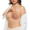 imagePopilush Nipple Covers for Women with Lift  Sticky Bra for Large Breasts  Reusable Adhesive Silicone Nipple PastiesCaramel