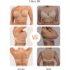 imagePopilush Strapless Bras for Women Push Up Underwire Bra with Detachable Straps Multiway BraletteNude
