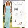 imagePopilush Formal Office Dresses for Women  Long Dress  Ruched Bodycon Maxi Dress BacklessBlack