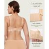 imagePopilush Minimizer Bras for Women Plus Size Full Coverage Lace Underwire Support Push Up Bra for Heavy Breast Everyday WearWarm Beige