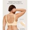 imagePopilush Wireless Seamless Bras for Women Soft Foam Cups Bralette No Wire Support Comfort T Shirt BraNude
