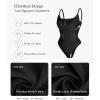 imagePopilush Lace Trimmed Bodysuits for Women  Soft Modal Camisole Tops Cute Thong Body Suits  2025 Summer Trendy TopsBlack