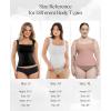 imagePopilush Square Neck Tops for Women  Sleeveless Womens Basic Tummy Control Shapewear Tank Tops Going Out TopsBlack