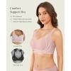 imagePopilush Wireless Bras for Women Full Coverage Wide Straps Comfort Bralette Support Push Up Bra No UnderwireA Nude Pink