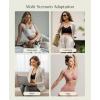 imagePopilush Wireless Bras for Women Full Coverage Wide Straps Comfort Bralette Support Push Up Bra No UnderwireA Nude Pink